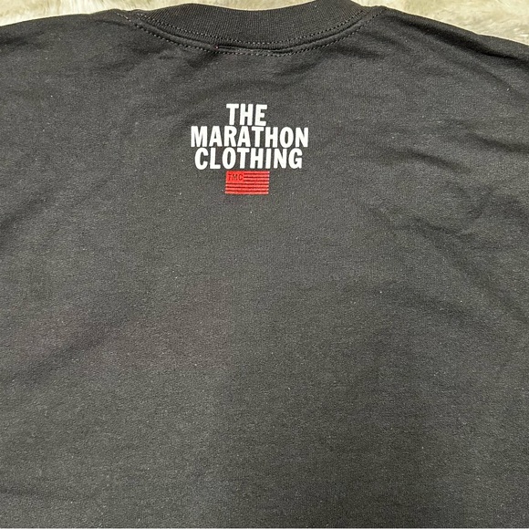 NWT The Marathon Clothing TMC Flag Crewneck Sweatshirt Black Men’s S - Picture 5 of 9
